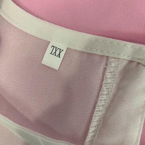 Women's Sheer Multi Color 3/4 Sleeved Blouse Size XXL - Picture 4 of 4